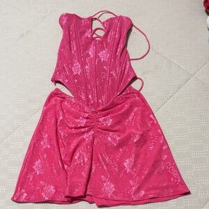 Pink Floral OUTCAST 2 piece outfit